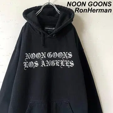 구제 의류 론 헤르만 별주 누드 곤즈 올드 잉글리시 후드티 블랙