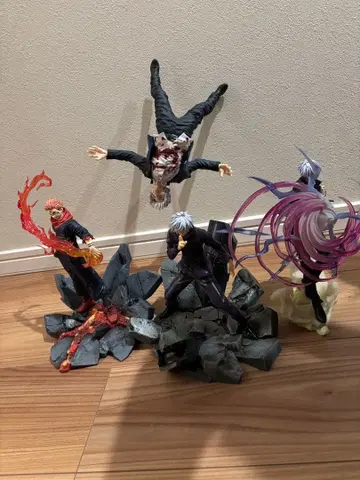 주술회전 피규어 4개 세트 (고죠 사토루, 스쿠나) 묶음 판매