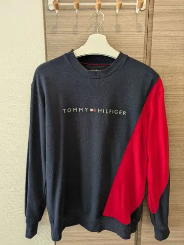 TOMMY HILFIGER 긴팔 티셔츠 네이비/레드