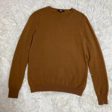 유니클로 캐시미어 100% 니트 스웨터 L 브라운 여성용