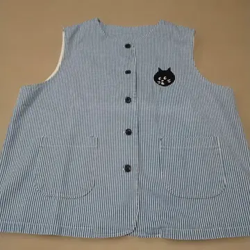 Ne-net 냐 자수 스트라이프 베스트