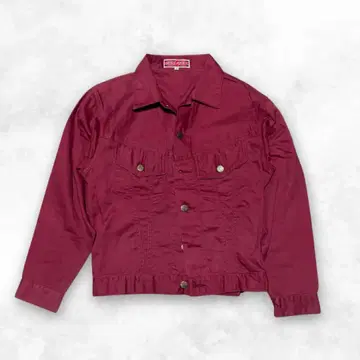 MACKEEN 맥킨 데님 자켓 보르도 S 일본 빈티지