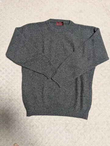SEVENTY 울 리브 편직 스웨터 그레이 1/3까지 판매