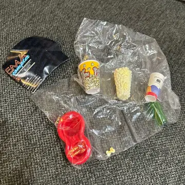 시네마 컴플렉스 미니어처 가챠 T JOY 팝콘 세트