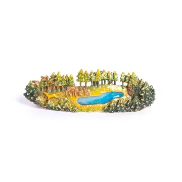 파르나토팍 숲의 오후 머리핀 택 포함 새상품급