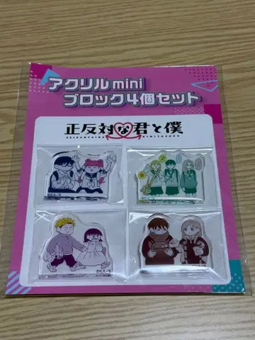 정반대인 너와 나 아크릴 mini 블록