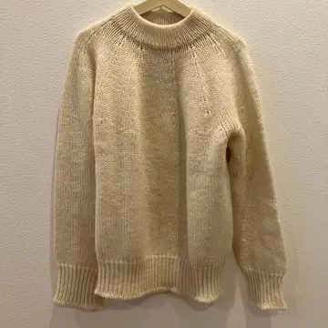 ALLEGE 100% 울 스웨터 사이즈 2 아이보리