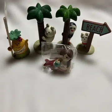하와이 비치 피규어 세트