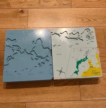 구몬 일본 지도 퍼즐 세계 지도 퍼즐 2세트 상자 없음