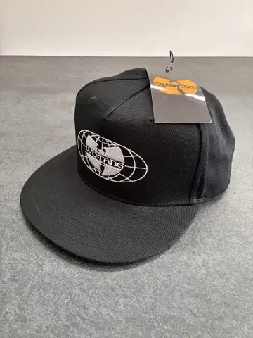 새상품 Wu-Tang Clan 스냅백 캡 블랙