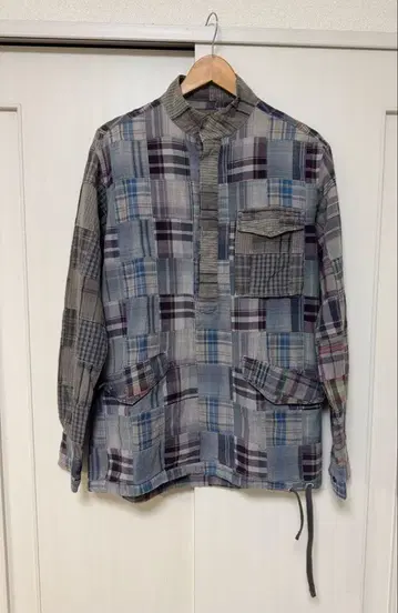 maharishi 풀오버 패치워크 셔츠