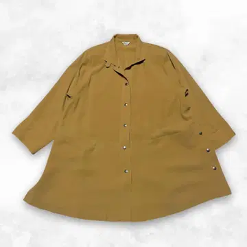 [ 일본제 ] Maimu 빈티지 튜닉 자켓 머스타드 어깨 패드