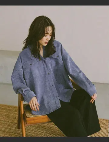 글로벌 워크 이지케어 코듀로이 셔츠