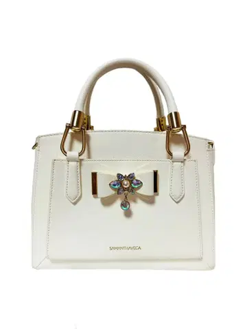 SAMANTHA VEGA 화이트 핸드백