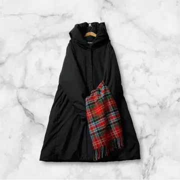 펠리시모 써니클라우드 다운 90% 롱 코트 A라인 블랙 L