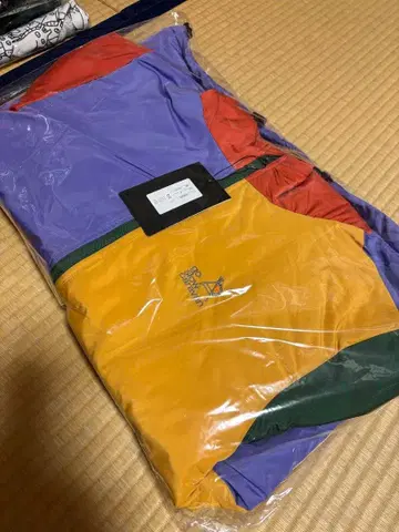 고 슬로우 카라반 멀티 컬러 아우터 나일론 자켓 L