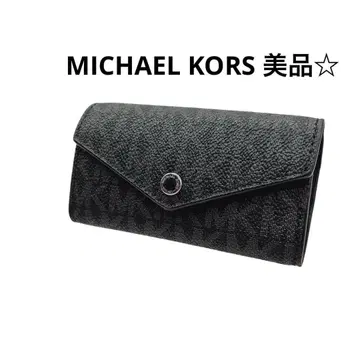MICHAEL KORS 새상품급 키케이스 블랙 5연 키링 포함 총 로고