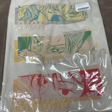 사카모토 데이즈 응모자 전원 서비스 빅 실루엣 T셔츠 A 나구모 아카오