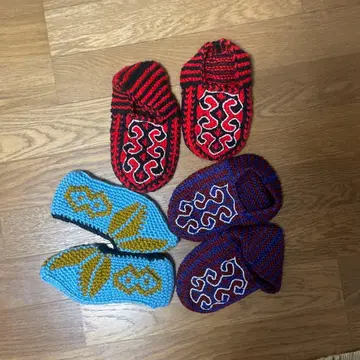 우즈베키스탄 핸드메이드 양말