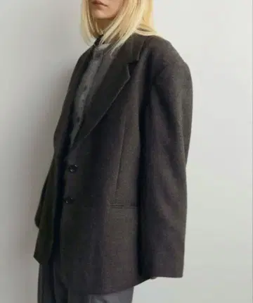 anuke 헤링본 울 자켓 36