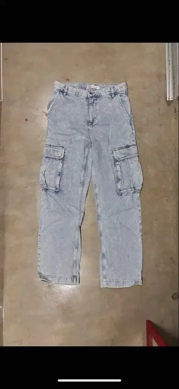 ZARA 카고 팬츠 라이트 블루 EUR36