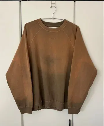 DAIRIKU 브라운 트레이닝복 밑단 올풀림 디자인