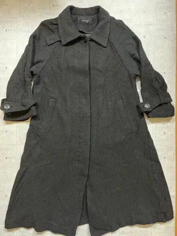 JEANASIS 롱 코트 블랙