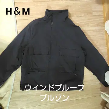 H&M 워터프루프 블루종