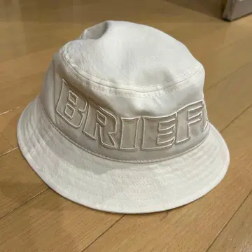 브리핑 버킷햇 화이트 M 사이즈