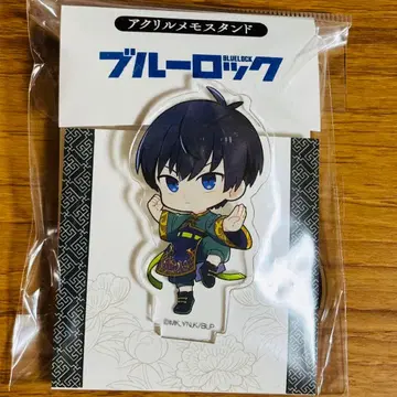 블루 록 아크릴 메모 스탠드 차이나 이사기 요이치