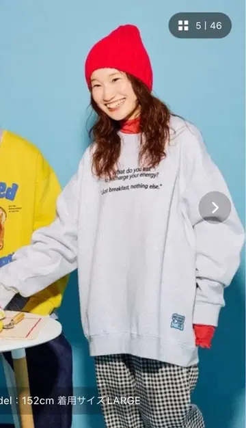 새상품급 니코앤드 [일본의 아사고항] 모듬 맨투맨 [UNISEX]