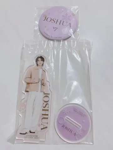 SEVENTEEN JOSHUA 아크릴 스탠드 배지 세트