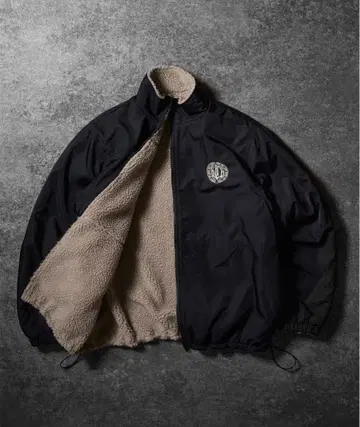 2way 리버서블 나일론 보아 블루종