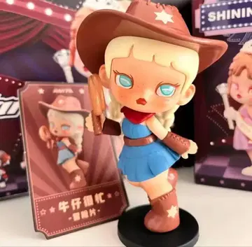 ANITA 피규어 카우걸 갈색 피부 걸