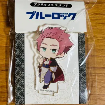 블루 록 아크릴 메모 스탠드 차이나 이토시 사에