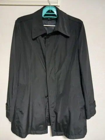 블랙 스텐카라 코트 L 사이즈