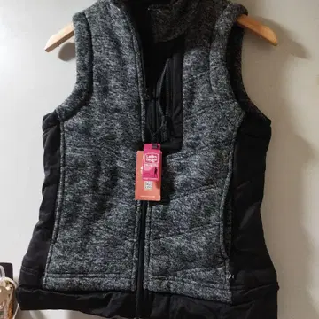 그레이 풀 집업 하이넥 베스트