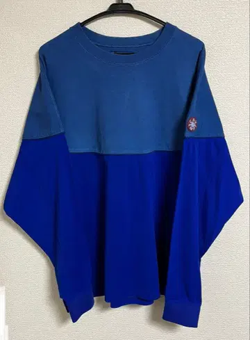 C.E CAVEMPT MESH TRACK CREW NECK 블루 XL