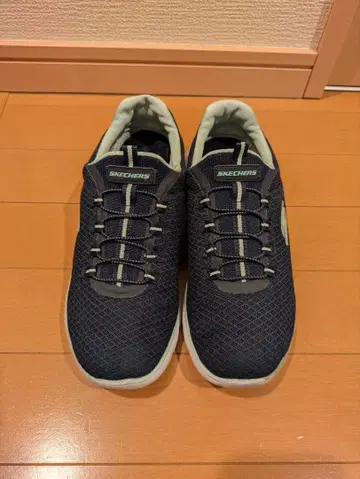 여성용 24cm SKECHERS 네이비 스니커즈