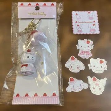 헬로키티 키링 스티커 덤