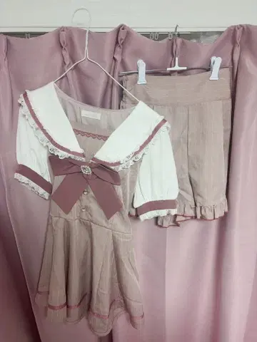 LIZLISA 세일러 카라 셋업