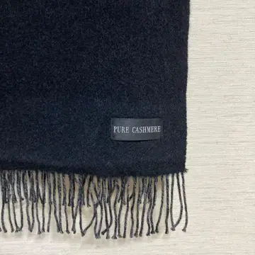 새상품 캐시미어 100% 머플러 남성/여성 블랙 그레이 리버서블