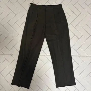 이탈리아제 울 슬랙스 2턱 구제 의류