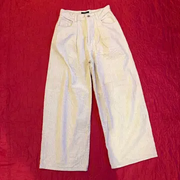 저널 스탠다드 와이드 코듀로이 팬츠 36 화이트