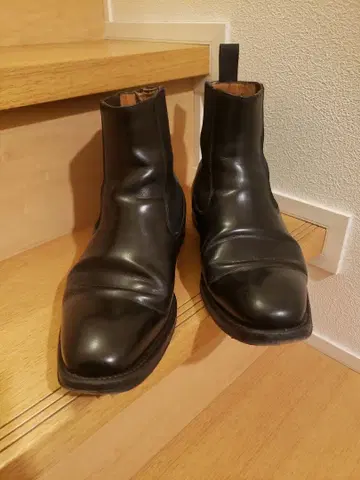 블랙 사이드 고어 부츠 실바노 마짜