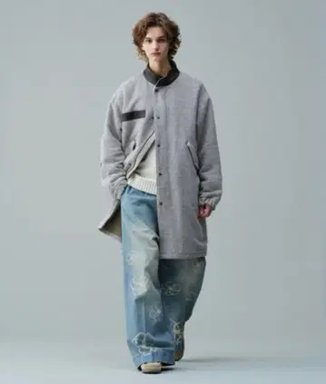 soerte x camphor wood/M65 루즈 트위드 필드 코트