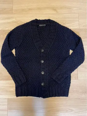 컨디션 최상 TOMORROWLAND 캐시미어 100% 네이비 가디건 M