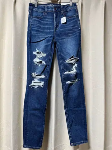 [ 새상품/미사용 ] 아메리칸 이글 데미지 스키니 데님