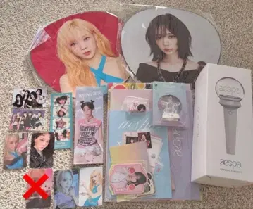 aespa 윈터 세트 묶음 판매 응원봉 두 번 사용