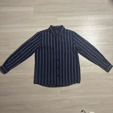 A.P.C. 스트라이프 패턴 긴팔 셔츠 L